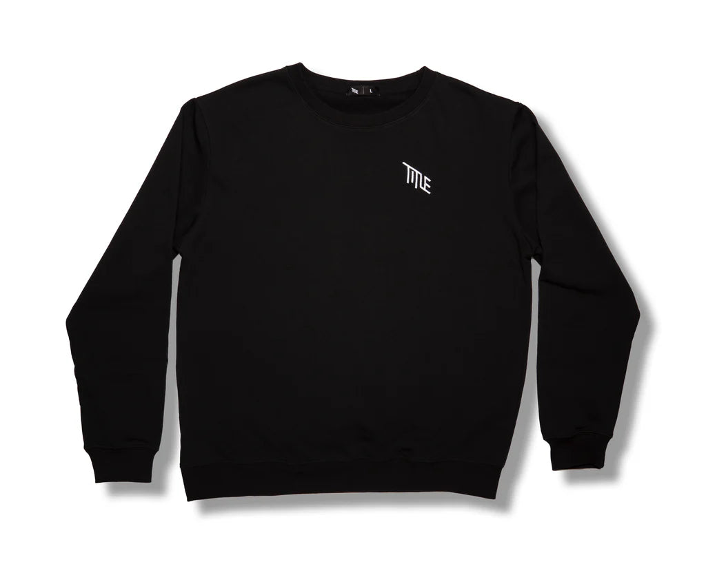 Title Pullover Crewneck Sweater
