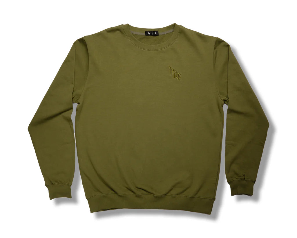Title Pullover Crewneck Sweater