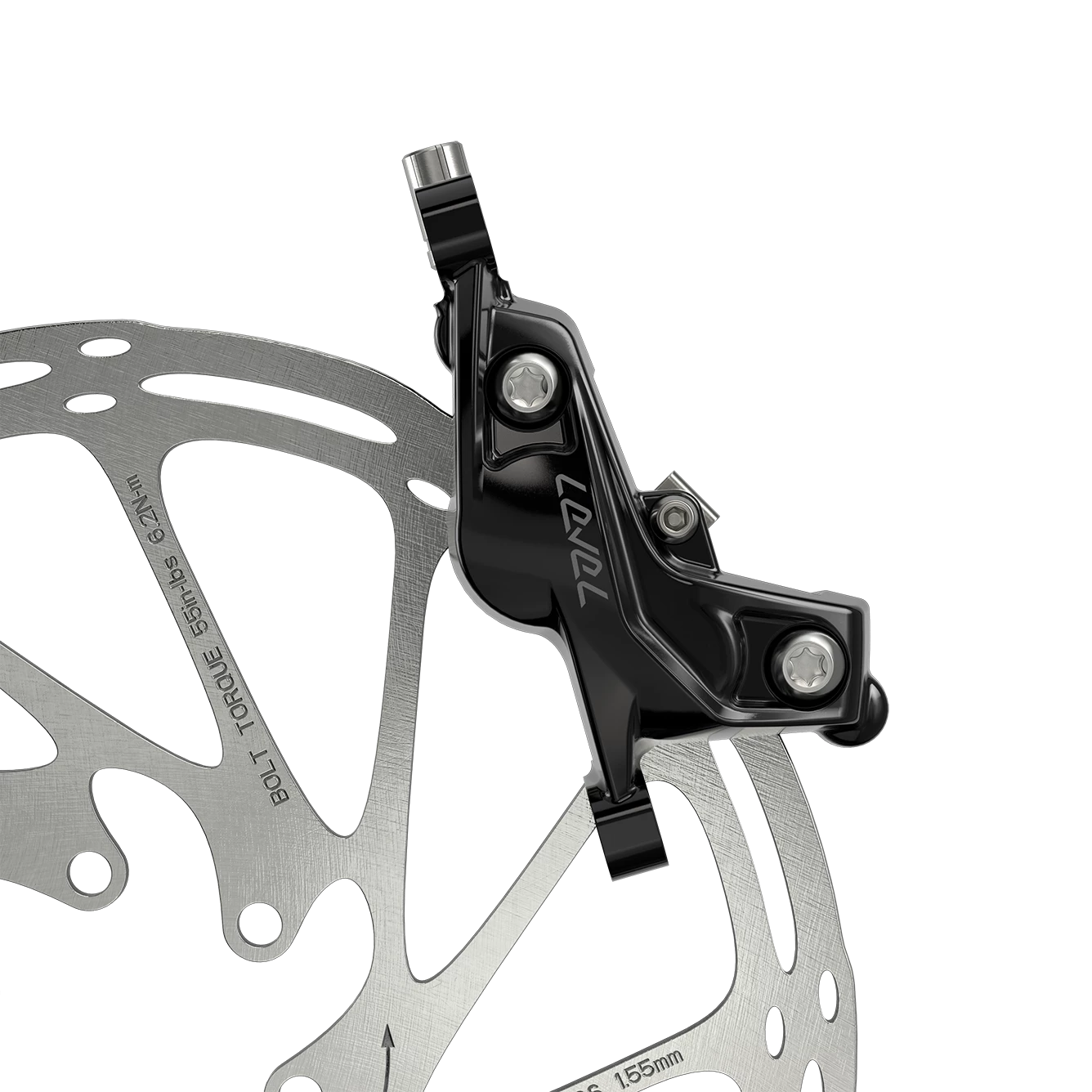 Sram Level Silver Stealth 4-Piston Brake